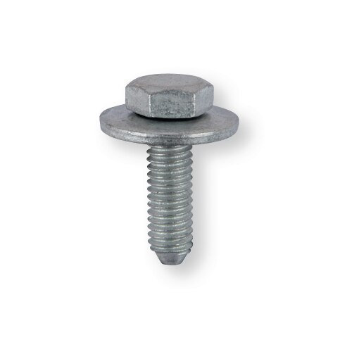 Hexagon head screw with washer M 6x20